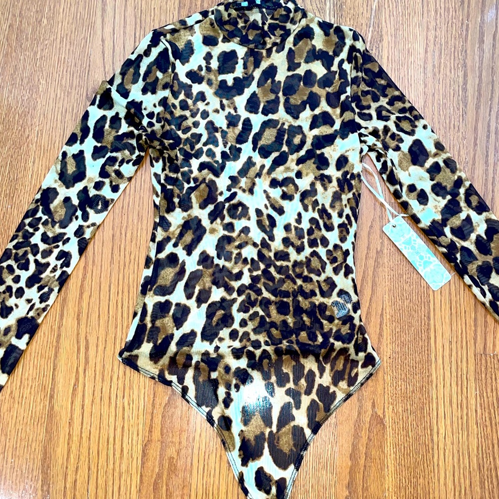 Animal Leopard Print Bodysuit
